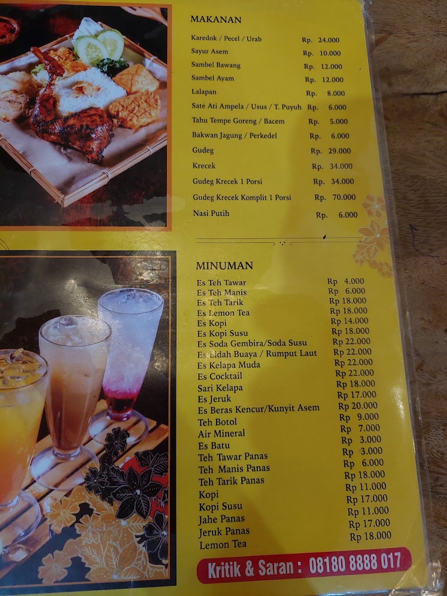 Soto Bu Tjondro Ekspres Menu - Image 6